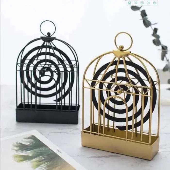 Decorative Hanging Metal Mosquito Coil Frame - বাসা ও বারান্দার সৌন্দর্য বাড়াতে হ্যাঙ্গিং মেটাল কয়েল স্ট্যান্ড